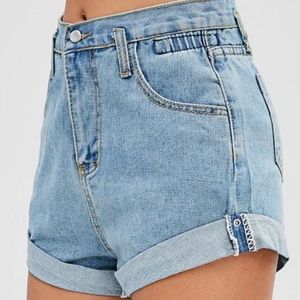 Mom jean shorts